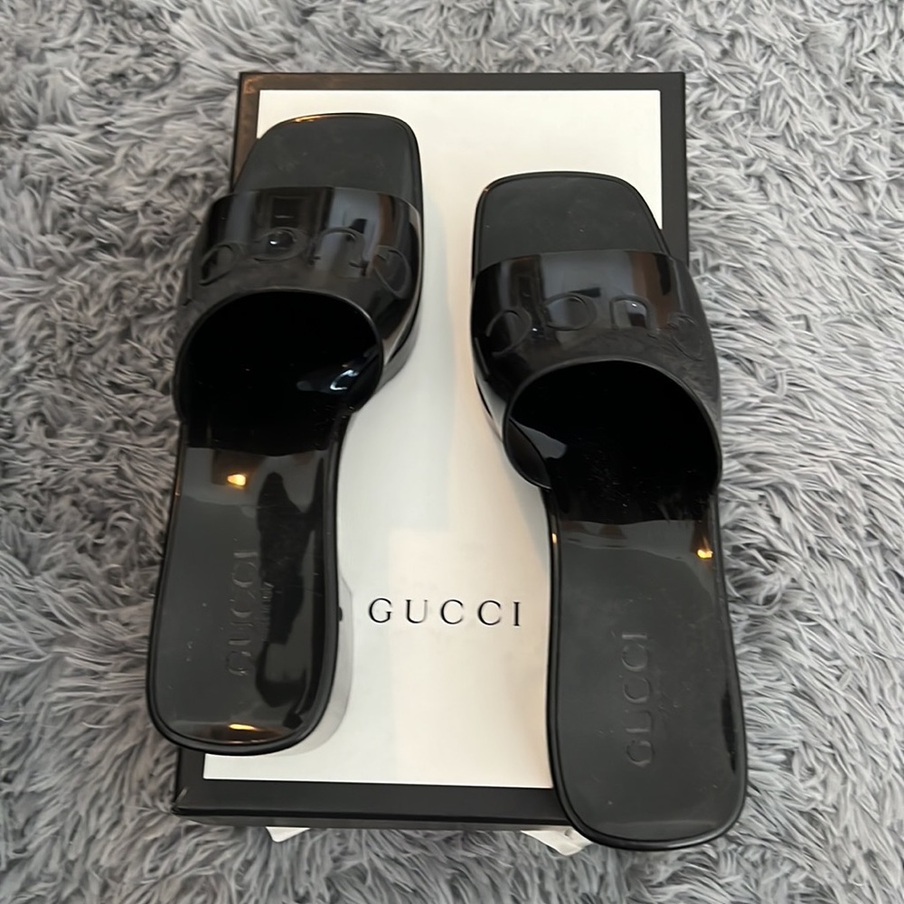 Gucci Shoes Rubber Nero shoes